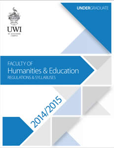 UWI St. Augustine Campus: Undergraduate FHE Regulations & Syllabuses 2014/2015