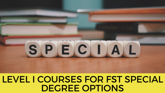Level I courses for FST Special degree options.png