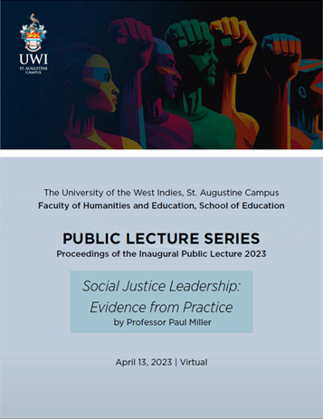 It's published!  The Social Justice Leadership SoE Inaugural Public Lecture 2023