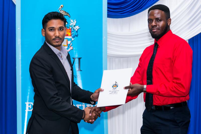 The Society of Petroleum Engineers Trinidad & Tobago Section (SPETT) Prize - Recipient Shawn Thomas.jpg