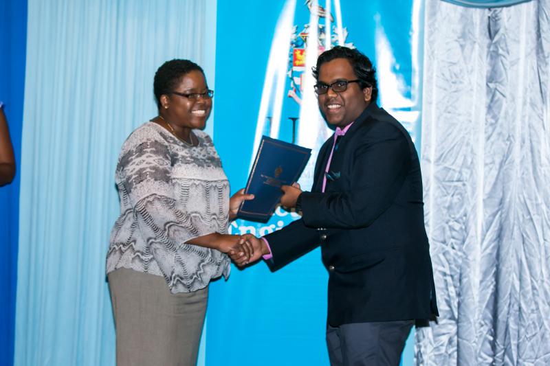T&T National Petroleum marketing Company  Ltd.  Prize for the graduating Research Project in MSc Coastal Engineering and Management rep Obo Carlnenus Johnson.jpg