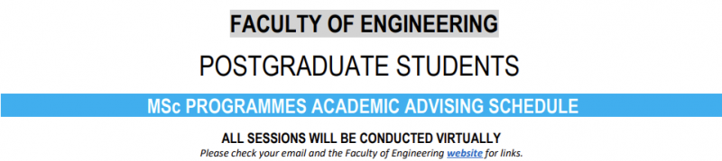 Academic Advising Post Grad 2026-2027