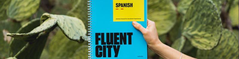 BA Spanish program banner displaying a Spanish notebook.