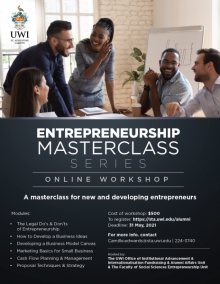 Entrepreneurship Masterclass Workshop