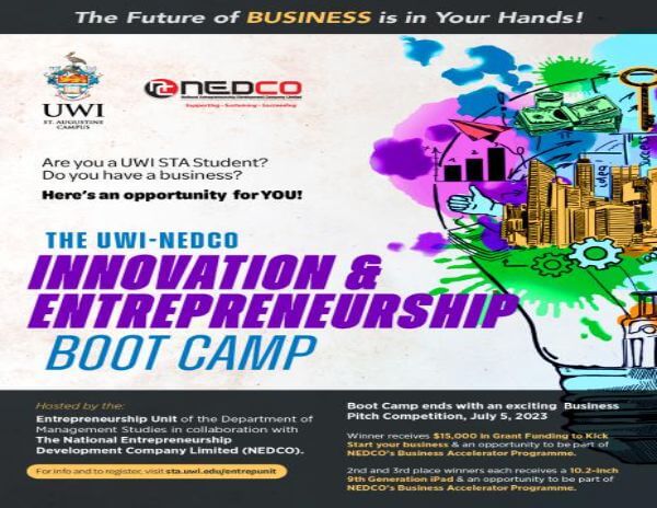 UWI-NEDCO Innovation & Entrepreneurship Boot Camp