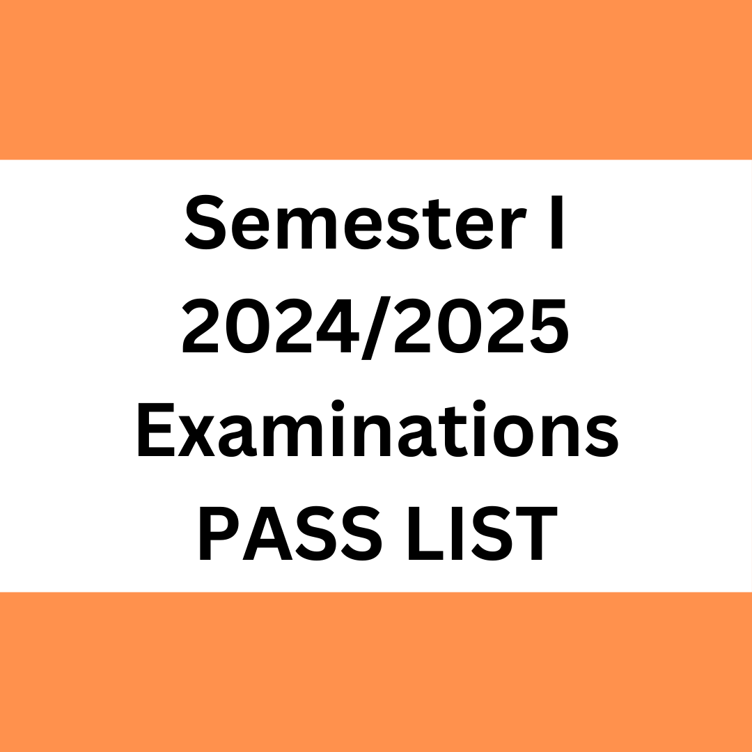 Semester I Pass List