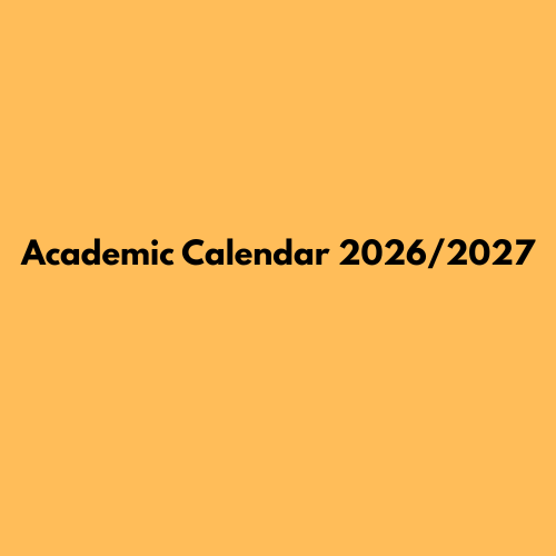 Academic Calendar 2026/2027