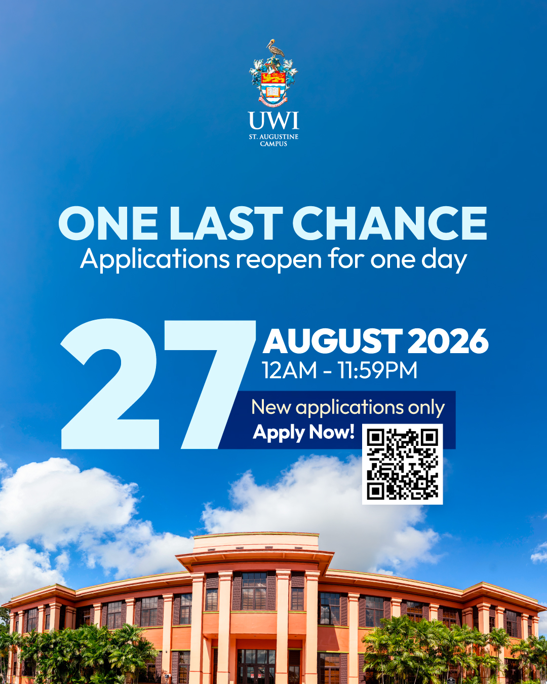 Last Chance for Applications!