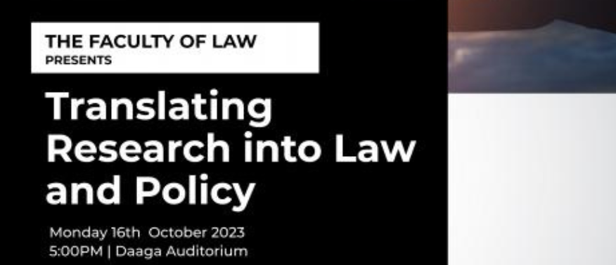 Translating Research into Law and Policy