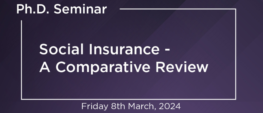 LAW PhD Seminar – 08th March 2024