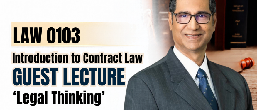 Guest Lecture: The Honourable Mr. Justice Peter Jamadar