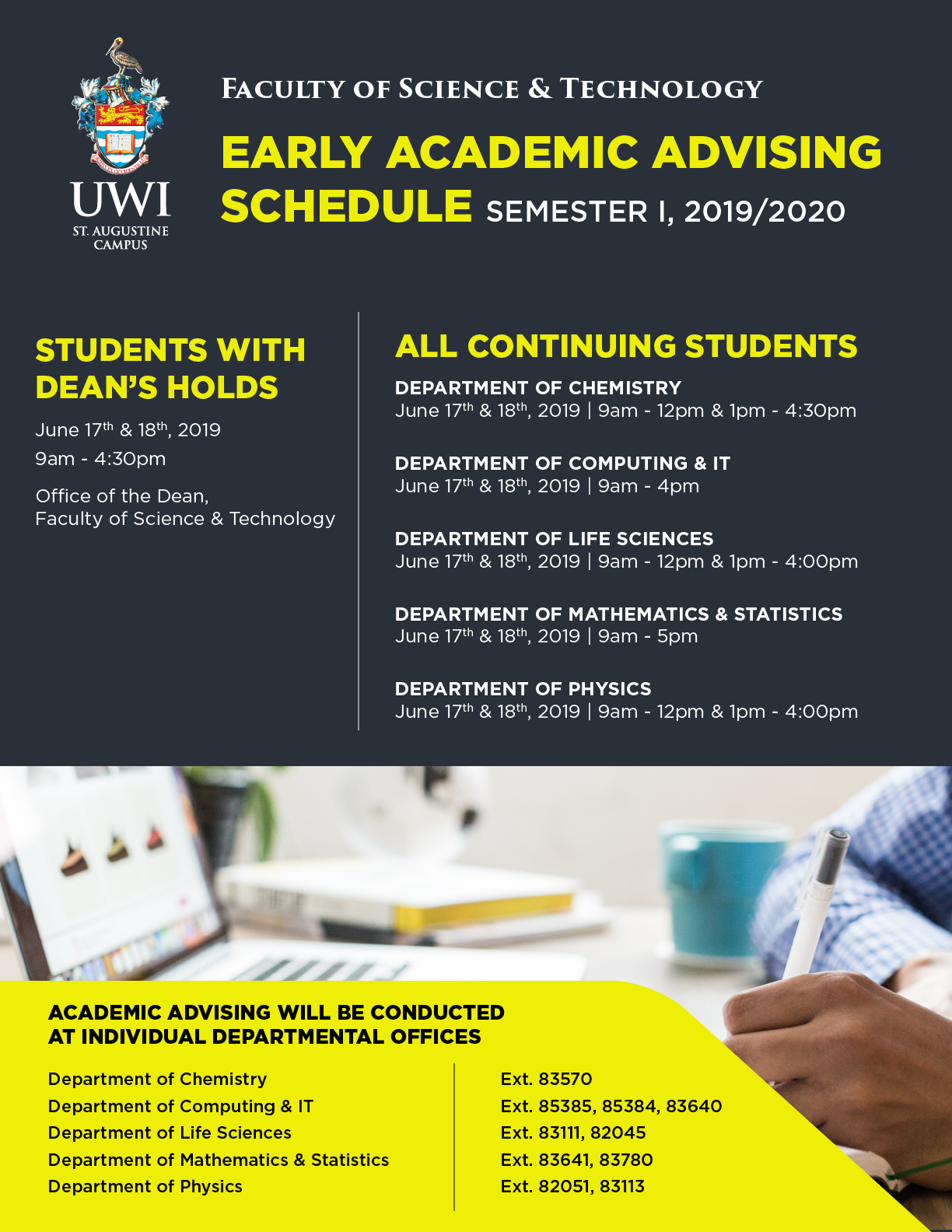 FST Early Academic Advising