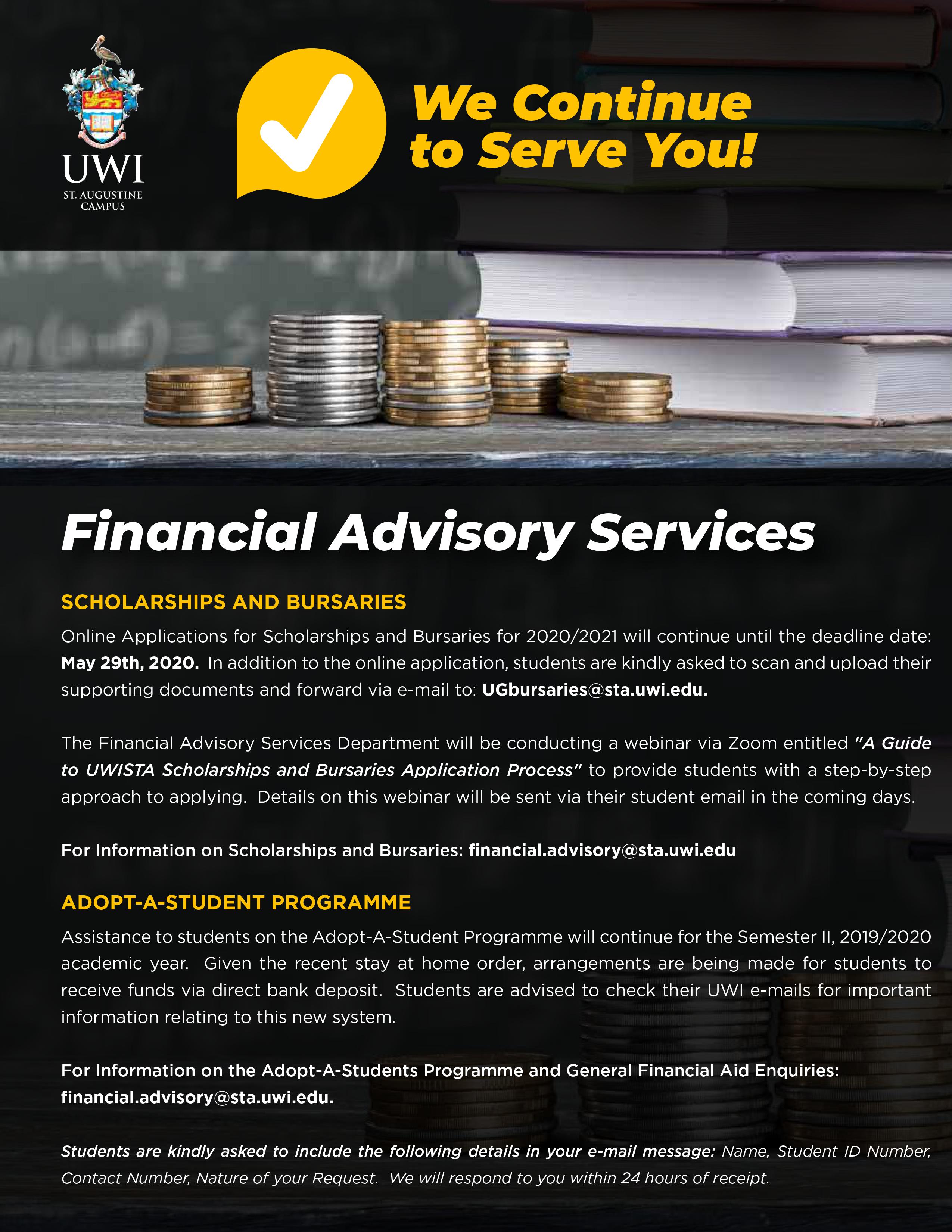 Financial Advisory Services Updated 2020