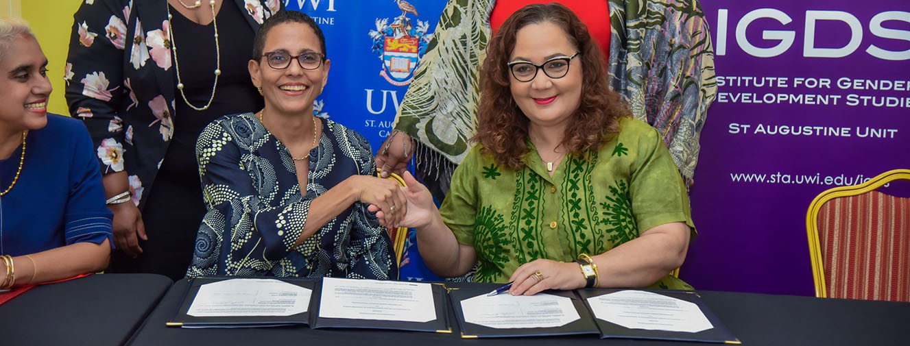 UWI signs MOU with Coalition Against Domestic Violence