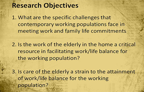 Work/life Balance Objectives