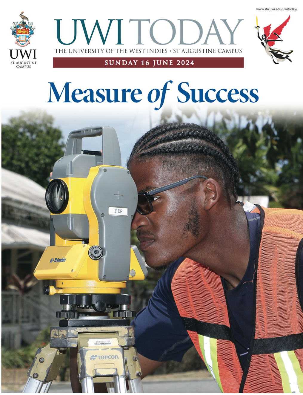 Geomatics engineering is an emerging field
that encompasses the evolution of theories and technologies in land surveying. 'Our graduates run the gamut,'says Dr Charisse Griffith-Charles, Head of the DGELM, 'from becoming cadastral, hydrographic, and engineering surveyors, to land and geographic information systems managers, to land administration and land management professionals.'
This year, the DGELM celebrates40 years of existence, and in that time, has grown to become an essential department within UWI St Augustine’s Faculty of Engineering.