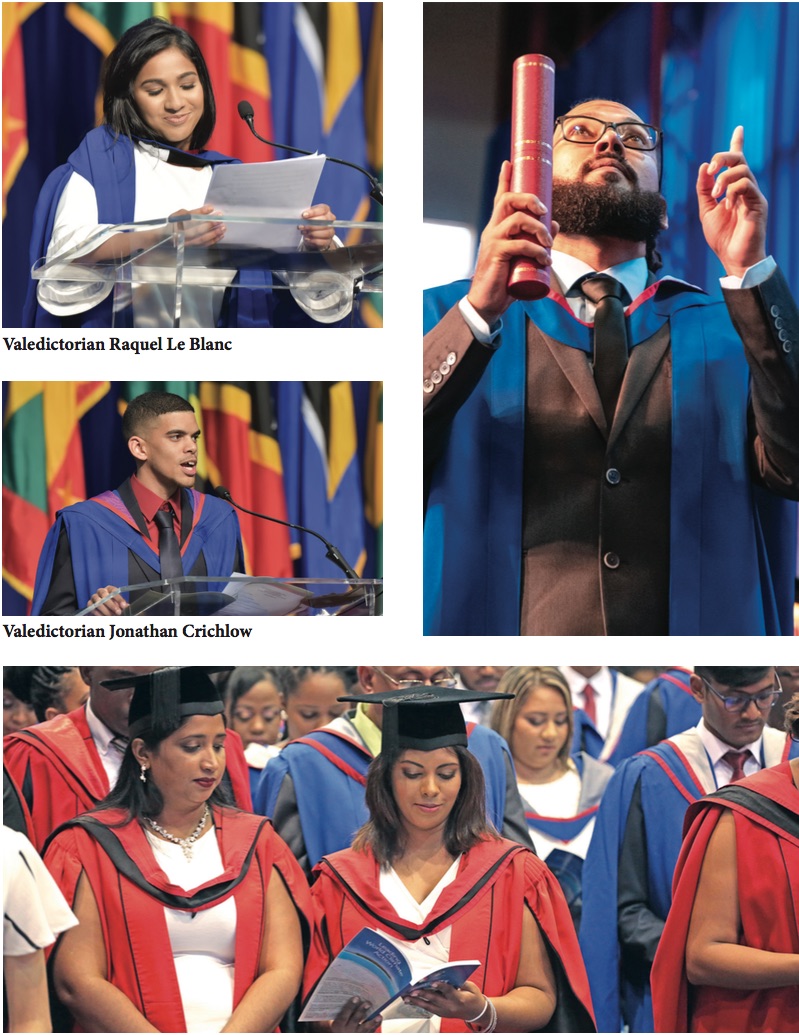 The UWI St Augustine Graduation Ceremonies 2019 Valedictorians Take